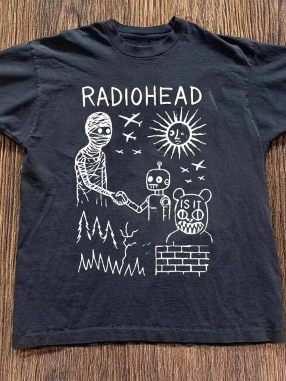 Radiohead The Bends Tour Tee black shirt
